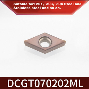 Độ chính xác cao VCGT110301-160402-DC/ccgt060204 Swiss loại máy tiện chính xác biến chèn cho kết thúc tốt đẹp - Product Image 5