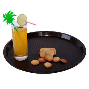 Plato Antideslizante Cuadrado de Material PP para Comida Rápida, Bandeja Antideslizante Gruesa para Hotel, Vajilla - Product Image 2