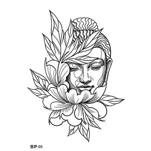 สติกเกอร์รอย<span class=keywords><strong>สัก</strong></span>รูปนางฟ้าจีนสำหรับทำน้ำผลไม้สมุนไพรแบบกึ่งถาวร - Product Image 6