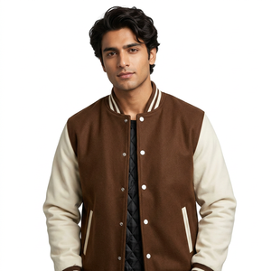 OEM Custom High Quality Men Baseball Varsity Jackets <b>Kids</b> Varsity Custom Letterman Jacket For Men - Product Image 1