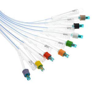 สายสวนปัสสาวะแบบถุง สายสวนปัสสาวะแบบฟอลีย์ 3 ทาง ทางการแพทย์ แบบใช้แล้วทิ้ง สายสวนปัสสาวะแบบฟอลีย์ชนิดยางลาเท็กซ์สองทาง - Product Image 4