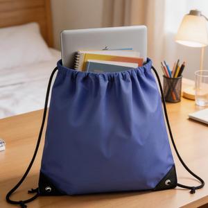 Fully Customizable Digital Print <b>Nylon</b> Drawstring <b>Backpack</b> for Music Festival Concert Running Team Event Souvenir - Product Image 6