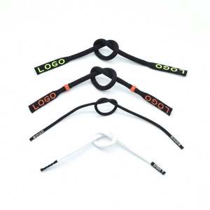 Cordon tressé imperméable pour vêtements, tirette de fermeture éclair, lacet, ficelle en polyester, fil de macramé, logo personnalisé imprimé, revêtement plat - Product Image 5