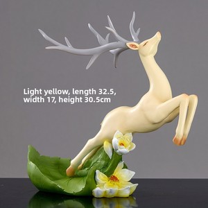 Precio de Fábrica Económico: Elegante Botellero de Resina Estilo Europeo con Alce Saltando Pintado a Mano, Artesanía Cuidadosamente Elaborada, de Moda y Tendencia - Product Image 6