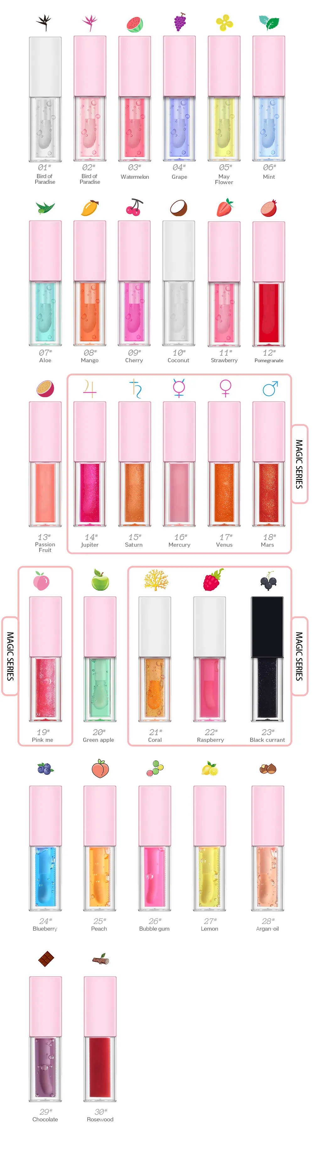 Custom Lipgloss Private Label broadway lipgloss Vendor Packaging Tubes Plumping Lip Gloss Base