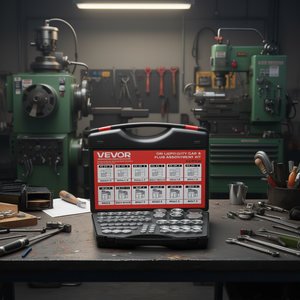 Kit de Tapones Hidráulicos Vevor, 64 Piezas, Acero al Carbono, Accesorios DIN, Tamaños 14, 16, 18, 22, 26, 30, 36, Roscado de Precisión - Product Image 2