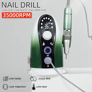 Rechargeable Electric <b>Nail</b> Art Grinding Machine Special for Oil Glue Removal Steel <b>Nail</b> Drill Machine 35000rpm Professional - Product Image 4