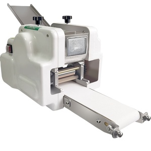 Machine automatique motorisée colorée pour la fabrication de feuilles de pâte à raviolis et à wontons pour l'industrie alimentaire, pour pâte ronde ou carrée - Product Image 2