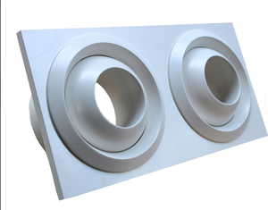 หั<span class=keywords><strong>ว</strong></span>ฉีด<span class=keywords><strong>ฟิ</strong></span>ล์มอะลูมิเนียม หั<span class=keywords><strong>ว</strong></span>ฉีดแบบเจ็ท แผ่นกระจายลม แผ่นกระจายลมทรงสี่เหลี่ยม สำหรับระบบปรับอากาศ - Product Image 1