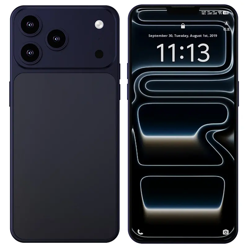 2025 Smart Phone I17Pro Max Version 5G Dual SIM Deca Core CPU LTE