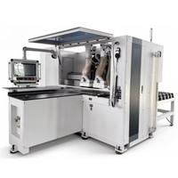 Machine de perçage CNC six faces haute précision, moteur puissant, système de contrôle 3D, haute vitesse pour portes et armoires en bois