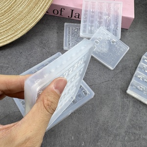 Molde de Uñas Cuadrado TangChu KT Cat, Molde de Silicona Transparente para Arte de Uñas Hecho a Mano, Diseño de Flores y Lazos de Dibujos Animados, Venta al Por Mayor - Product Image 4