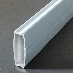 Rail de rideau en alliage d'aluminium en forme de U, 6 mètres, couleur argent, installation facile pour accessoires de stores enrouleurs - Product Image 3