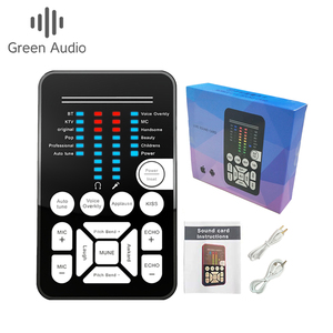 Tarjeta de sonido en vivo portátil para GAX-V6, con Cable de Audio, USB, BT, accesorios universales para teléfono, ordenador, <span class=keywords><strong>efectos</strong></span> de sonido - Product Image 2