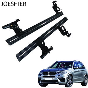 บันไดข้างรถยนต์ไฟฟ้า JOESHIER ผลิตจากโรงงานในจีน วัสดุอลูมิเนียมอัลลอยด์ สำหรับป้องกันการขับขี่แบบออฟโรด สำหรับรถยนต์ BMW X5 F15 ปี 2014-2018 SUV - Product Image 1