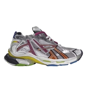 Chaussures de sport pour hommes et femmes, été, semelle épaisse, coussin d'air, massage, doublure en maille douce, augmentation de la taille - Product Image 3