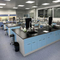 Meubles de laboratoire, banc de laboratoire, table de laboratoire pharmaceutique avec évier, plan de travail en résine époxy pour la recherche médicale et biologique