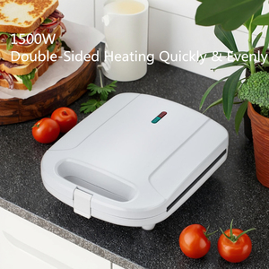Tostadora eléctrica <span class=keywords><strong>para</strong></span> <span class=keywords><strong>sándwiches</strong></span> de 1500W, placa antiadherente, máquina <span class=keywords><strong>para</strong></span> parrilla de cocina, hogar, <span class=keywords><strong>4</strong></span> rebanadas, <span class=keywords><strong>sandwichera</strong></span> <span class=keywords><strong>para</strong></span> uso en automóviles, fábrica - Product Image 5