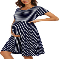 Vente en gros de robes de mode pour femmes, vêtements pour femmes enceintes, robes de maternité douces pour femmes enceintes