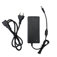 Adaptateur d'alimentation double tête 12V 5A DC pour bande LED de bureau en ABS, vente en gros