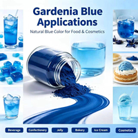 Fabrieksleverancier Gardenia Blauw Pigmentpoeder Natuurlijke Voedingskleurstof CAS 106441-42-3 voor het kleuren van voedsel en dranken