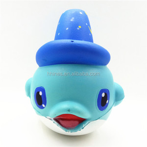 Custom Design Stress Relief Squeeze Toy PU Foam Fish Shape Slow Rising Toys - Product Image 2