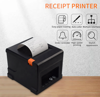 Imprimante thermique de reçus 80 mm, imprimante thermique POS, vitesse rapide 300 m/s, USB, LAN, WIFI, BT, imprimante thermique de reçus
