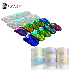 Tắc Kè Hoa phân cực bột 10 màu sắc siêu thay đổi sắc tố óng ánh cho phun sơn ô tô sơn xe - Product Image 1