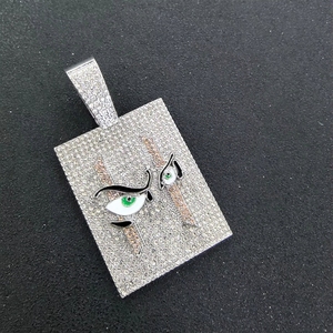 Collier pendentif personnalisé <span class=keywords><strong>Chucky</strong></span> en acier inoxydable, breloque poupée d'horreur, bijoux d'Halloween pour hommes, vente en gros - Product Image 5