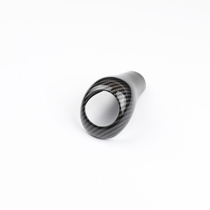 Pommeau de levier de vitesse pour Mercedes-Benz, en fibre de carbone texturée, matériau ABS léger, modification intérieure - Product Image 1