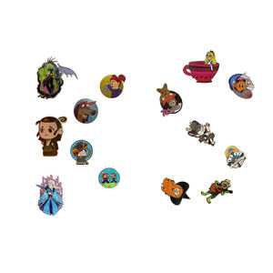 Pin de Esmalte Personalizado al por Mayor con Diseño de <span class=keywords><strong>Tarot</strong></span>, Gato, Sol, Estrella, Nube, Pin de Solapa para Decoración - Product Image 1