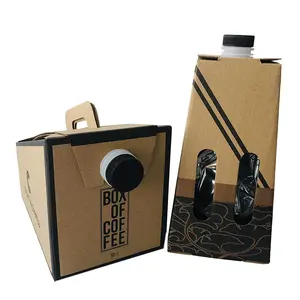 Manufacturer Recycled Coffee & Beverage Bag In box Carriers With Handle Packing Capsules Luxury Gift Packaging Coffee Box