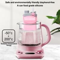 Bouteille d'eau pliable en silicone avec double couvercle et double ouverture 600 ml, gourde de sport pliable avec paille, bouteille de boisson portable