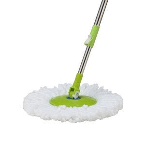 ไม้ถูพื้นแบบหมุนพร้อมด้ามจับแบบกดมือ ราคาถูก ใหม่ ใช้ซ้ำได้ ขายส่ง อะไหล่สำหรับไม้ถูพื้นแบบหมุน - Product Image 1