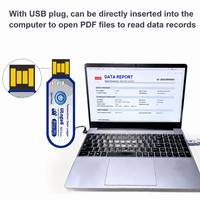 60 Days Ip67 Chilled Goods Disposable Single Use USB Data Logger Temperature Instruments