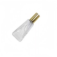 Flacon de parfum en verre mat transparent de 10 ml en gros avec impression sérigraphiée, design de poche, pulvérisateur à fine brume et applicateur à bille