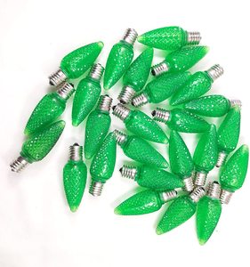 120V 220V opticore 1W C9 E17 cơ sở mặt dâu tây dẫn bóng đèn giáng sinh - Product Image 5