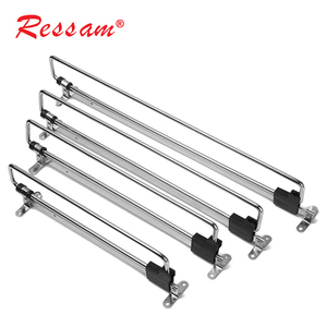 RESSAM Cintre de <span class=keywords><strong>placard</strong></span> <span class=keywords><strong>extensible</strong></span> pour armoire Porte-vêtements monté sur le dessus <span class=keywords><strong>Tringle</strong></span> de <span class=keywords><strong>placard</strong></span> télescopique pour vêtements - Product Image 1