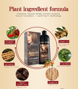 Shampoo Colorante per <span class=keywords><strong>Capelli</strong></span> Mokeru all'Olio di Argan 2024, Copertura 100% dei <span class=keywords><strong>Capelli</strong></span> Grigi e Bianchi, OEM/ODM Disponibile, Consegna Rapida - Product Image 5