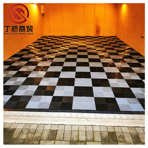 Carreaux de <span class=keywords><strong>garage</strong></span> antidérapants en Pp à emboîtement Livraison gratuite Grille de sol en plastique pour lavage de voiture - Product Image 5
