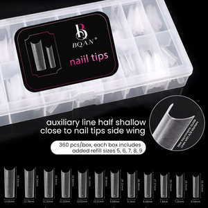Set di 340 Forme per Unghie Riutilizzabili in 12 Misure, Punte Multiple per Gel Acrilico con Linee Guida - Product Image 3