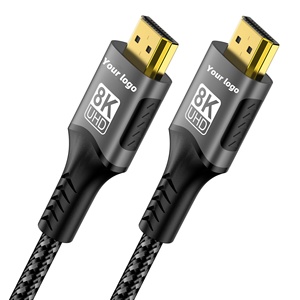 Câble 8K HDTV 2.1 <span class=keywords><strong>4K</strong></span> 120Hz UHD tressé Nylon HDTV 2.1 2.0 Cordon pour <span class=keywords><strong>Sony</strong></span> TV Xbox Moniteur de jeu - Product Image 1