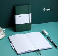 Carnet en cuir relié cousu sur mesure, multi-tailles A5/A6/A7/B5, pour promotion commerciale et cadeau