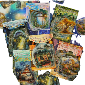 20 unids/pack pegatinas Light and Shadow Story Series Tema de iluminación manual decoración Material pegatinas - Product Image 1