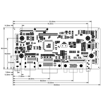 LCD Kontrol Kartı LVDS'den DVI'ya VGA Dönüştürücü Kartı VDH68 12v Desteği ve 1920x1200 Çözünürlük Desteği