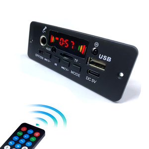 2*5W Amplificador DIY MP3 Decodificador Placa <span class=keywords><strong>Bluetooth</strong></span> Music Player Carro FM Módulo de Rádio Microfone TF USB Módulo Amplificador MP3 - Product Image 4