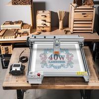 LASER TREE K1 PRO KIT DIY Graveur laser de découpe CNC à diode de bureau 40W haute puissance 4040 avec assistance pneumatique pour bois, acrylique, cuir