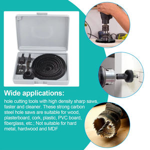 Sierra perforadora de madera de 20 mm a 25 mm con punta de acero al carbono, eje integrado y piloto integrado para proyectos de carpintería, tallado y plástico - Product Image 6