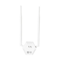 Extensor WiFi Interior/Exterior de 300Mbps, 5GHz 2.4GHz, Amplificador de Red IP 4G 3G con 2 Antenas de 7dbi, Puerto Ethernet, Cobertura de 100M