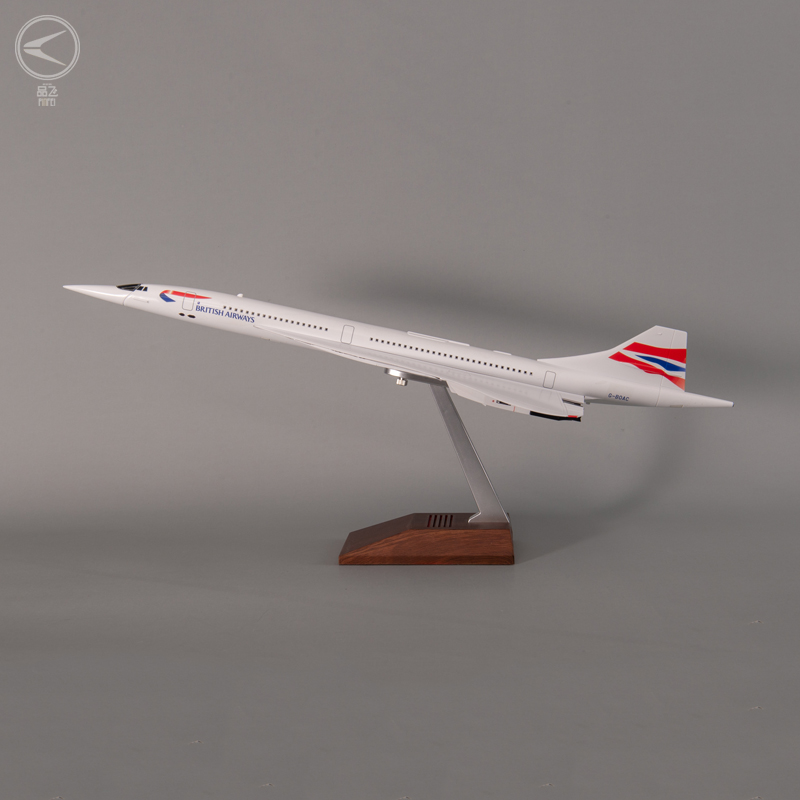 ブリティッシュ　エアウェイズ　コンコルド（Concorde）大型スケールモデル ブリティッシュ・エアウェイズ コンコルド 1/125スケール 50cm 模型